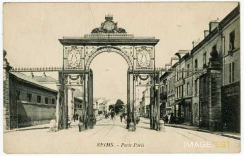Porte de Paris à Reims